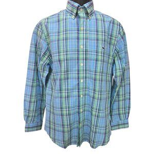 Vineyard Vines Mens Small Slim Fit Plaid Button Down Tucker Shirt